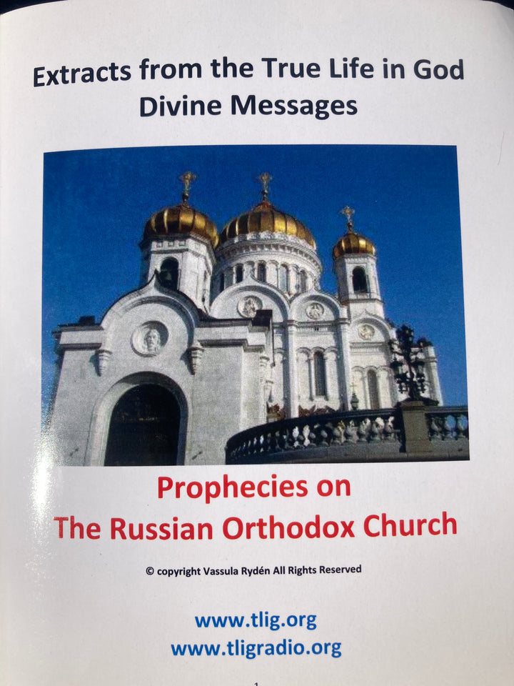 Booklet: Extracts From TLIG Messages-Prophecies on Russia