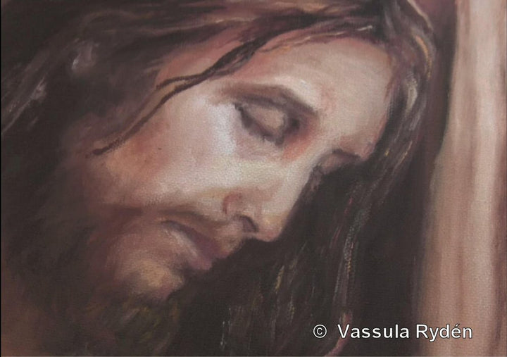 CHRIST’S AGONY IN GETHSEMANE- CANVAS PAINTING 48 X 36 INCHES-LIMITED EDITION-HAND SIGNED BY VASSULA RYDÉN-please email us to place this order Thank You.