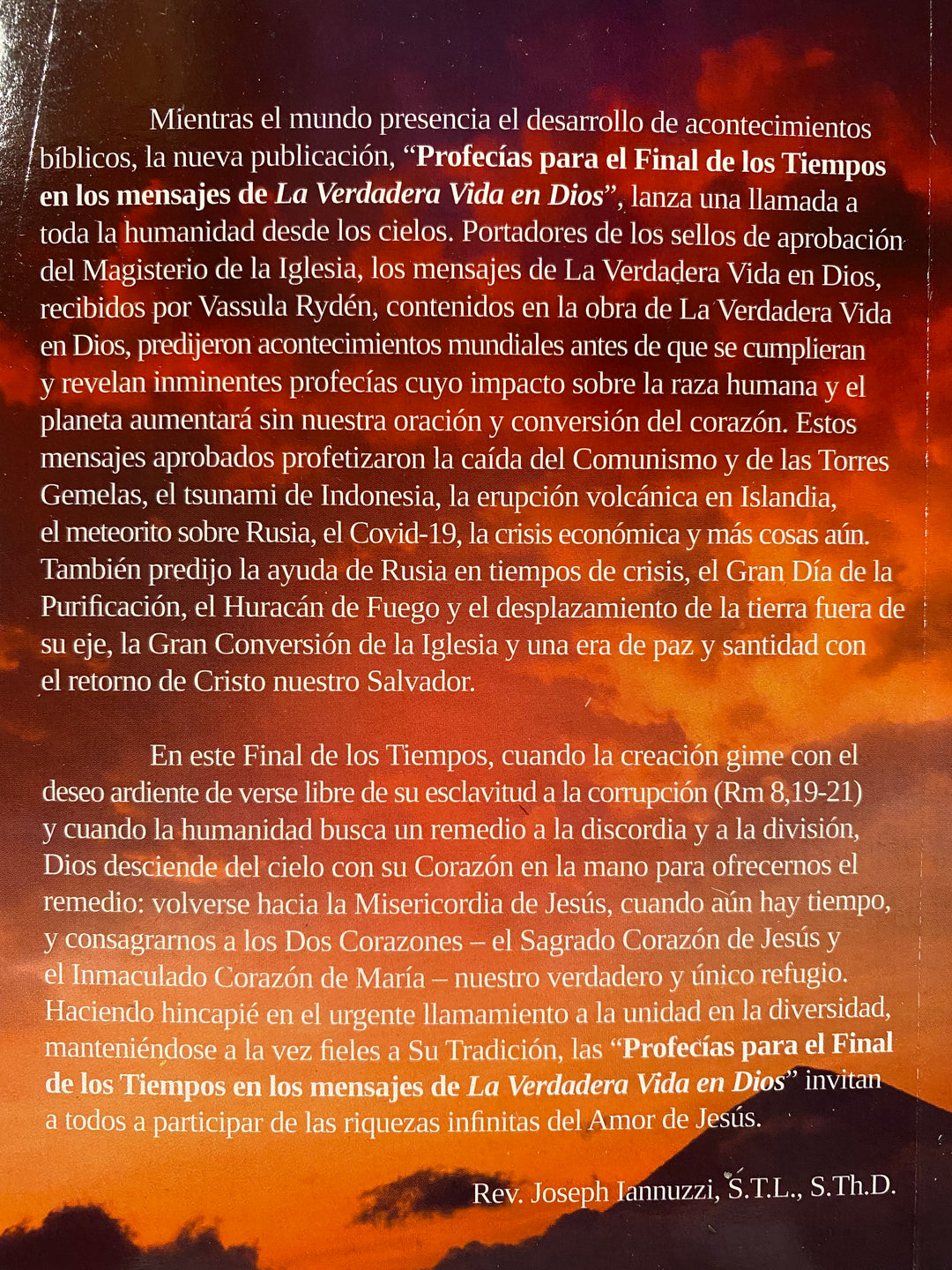 Spanish (Español) Prophecies in the True Life in God Messages for these End of Times